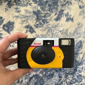 Kodak Yellow and Black Disposable Camera